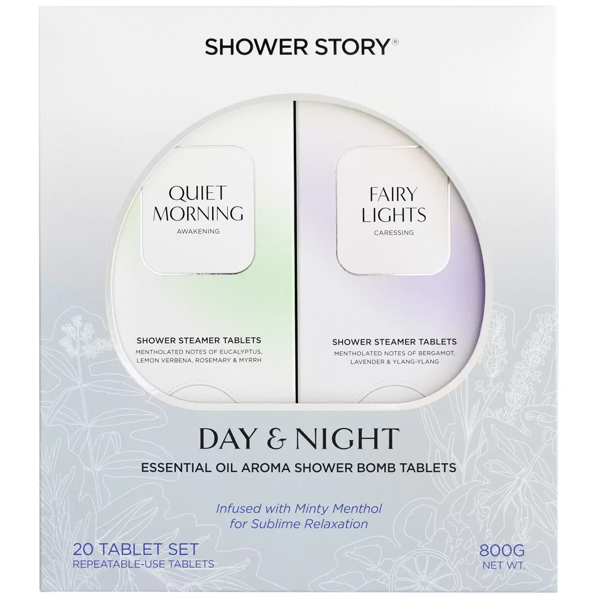 Shower Story Steamer Tablets Day And Night Twin Pack