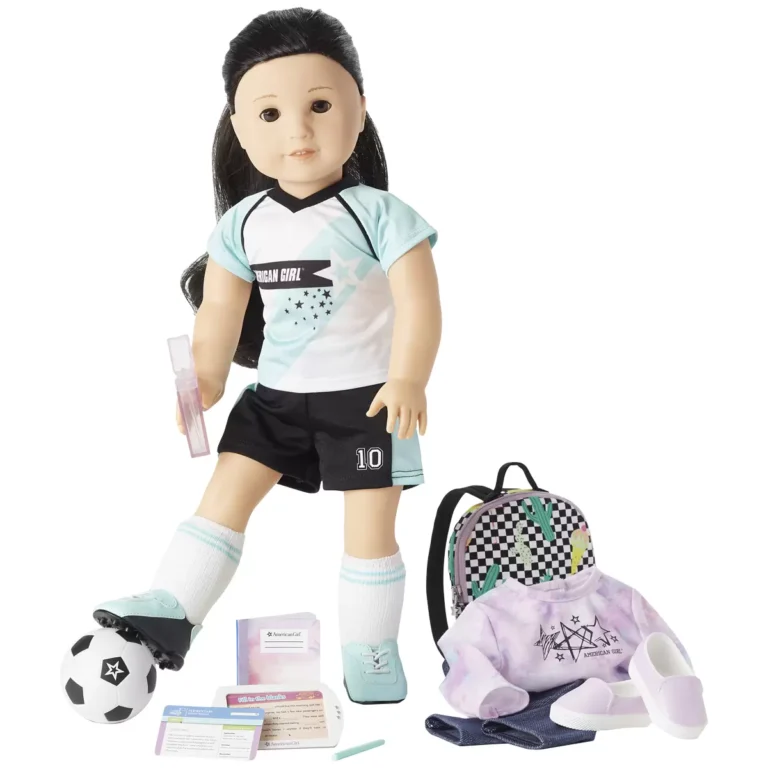 American Girl Doll # and School Day to Soccer Play Set
