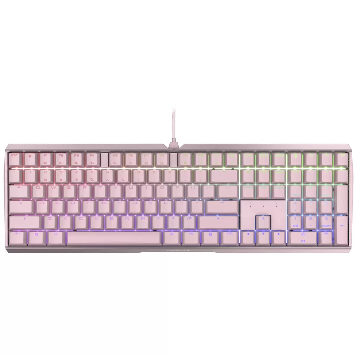 CHERRY MX 3.0S RGB Gaming Keyboard (Pink)  G80-3874HWAEU-9