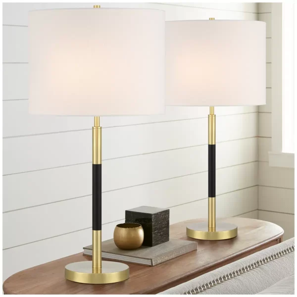 Bridgeport Designs Brianna Twin Pull Table Lamp Set 2 Pack