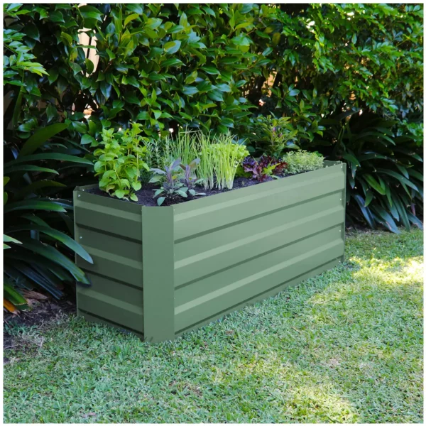 Green Life Slim GARDEN BED with Cover - Eucalypt