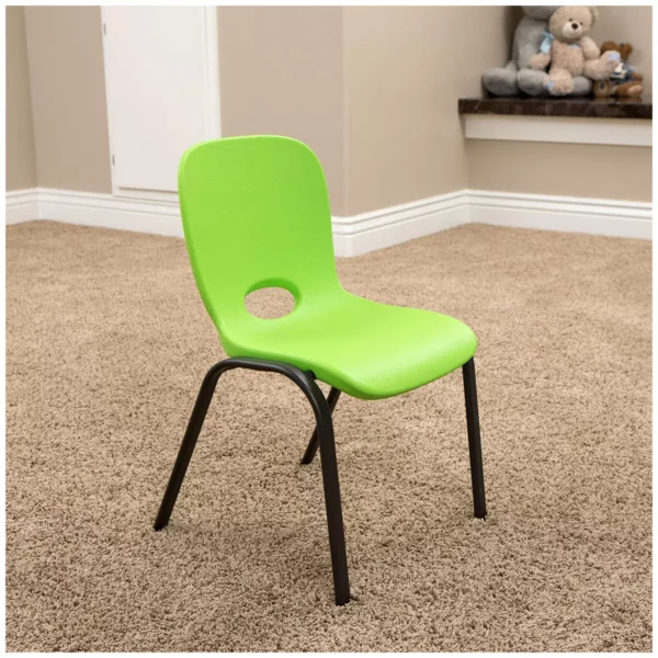 Lifetime Kids Stacking Chairs - Lime Green