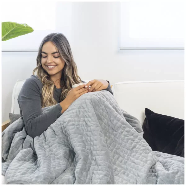 Therapy Adult Blanket with Cover Space Grey 5kg