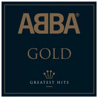 Framed Abba Gold Double Vinyl Album Art/
