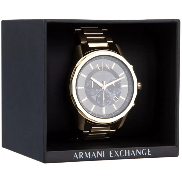 Armani Exchange Chronograph Gold-Tone Stainless Steel Men's Watch AX1721