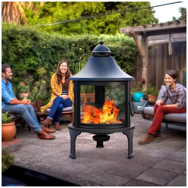 Elevated Round Firepit
