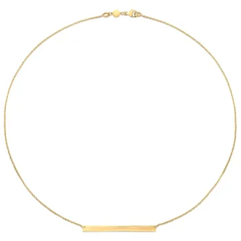 14KT Yellow Gold Plate Necklace 3.4g