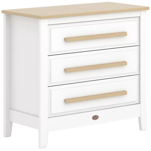Boori Linear Smart Assembly 3 Drawer Chest - Barley/White/Almond