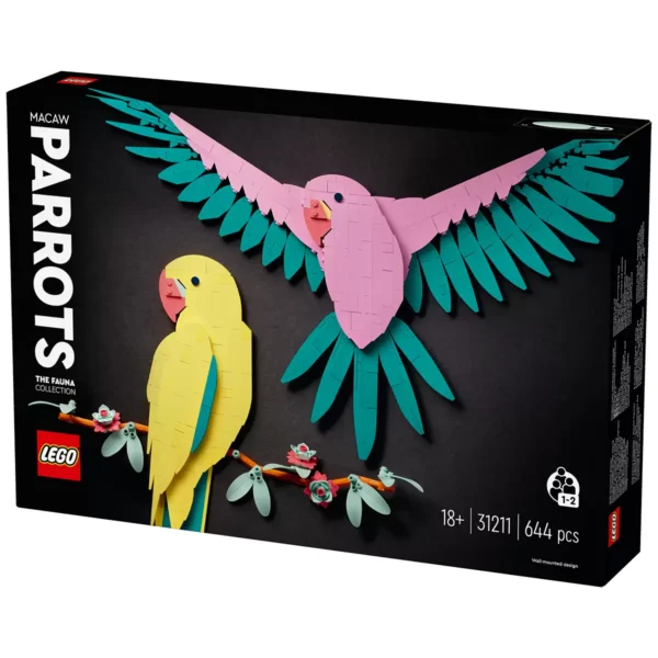 LEGO Art The Fauna Collection Macaw Parrots 31211
