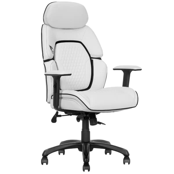 DPS Gaming Chair With Adjustable Headrest White