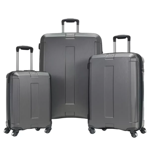 Samsonite Carbon Elite Expandable Hardside Luggage Set 3 Piece Grey