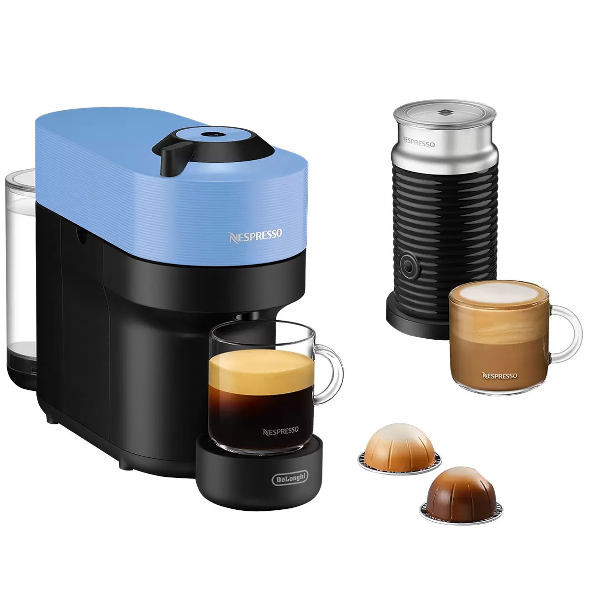 Nespresso Delonghi Vertuo POP Coffee Machine Value Pack ENV90AAE
